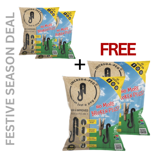 NEW YEAR MADNESS - BUY 2, GET 2 FREE + FREE DELIVERY [400 Pegs]