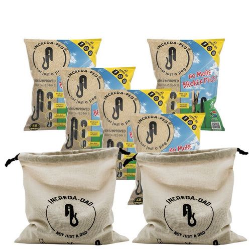 Father's Day Madness - 4 packets + 2 custom bags [Get 1 Free Packet & Free Delivery!]